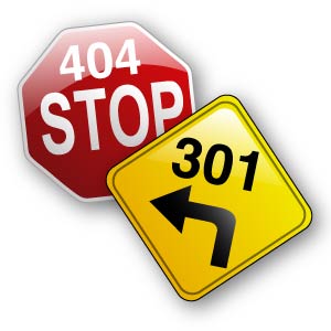 ریدایرکت خطای 404 به 301